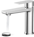 FORIOUS Single Hole Bathroom Faucet Chrome, Commercial Faucet by FORIOUS