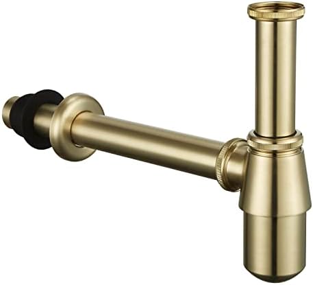 Bathroom Basin Sink Bottle Trap Waste Pipe 1-1/4 inch Slip Inlet Drain Tube Kit by GORDEE