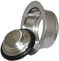 Mr. Scrappy Brushed Nickel Universal Garbage Disposal Sink Flange and Stopper by MrScrappy