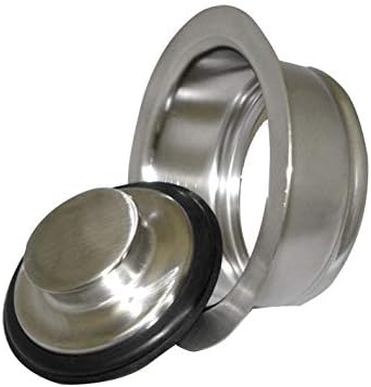 Mr. Scrappy Brushed Nickel Universal Garbage Disposal Sink Flange and Stopper by MrScrappy