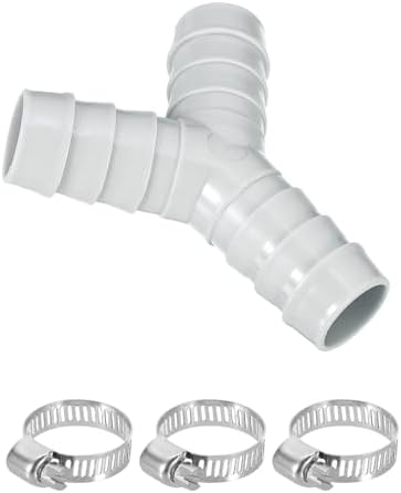 PATIKIL Washing Machine Hose Splitter Y-Type Reducer, Dishwasher Drain Hose by PATIKIL