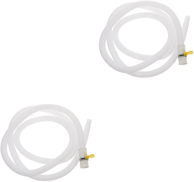 IMIKEYA 2pcs Washer Drain Hose Extension Flexible Drain Pipe Clamp - Image 7