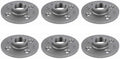 PIPE DECOR 3/4" Malleable Iron Floor Flange, Industrial Steel Grey Fits by PipeD%C3%A9cor