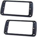 Guyker Metal Flat Humbucker Cover, Pickup Mounting Ring Set by guyker
