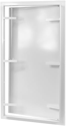 12" x 24" White Metal Access Panel, Service Shaft Door, Electricity Heating - Image 5