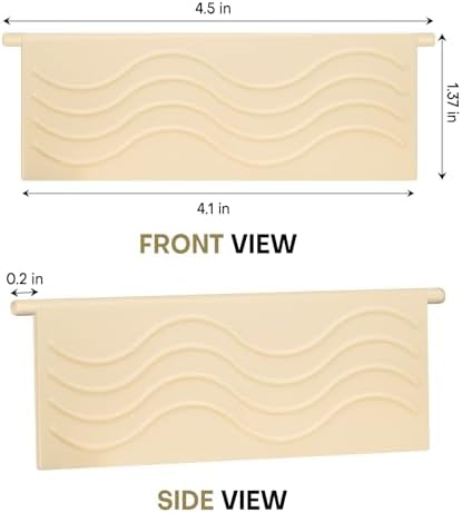 4-Pack White Dryer Vent Cover Replacement, Exterior Exhaust Vent Flaps - Image 2