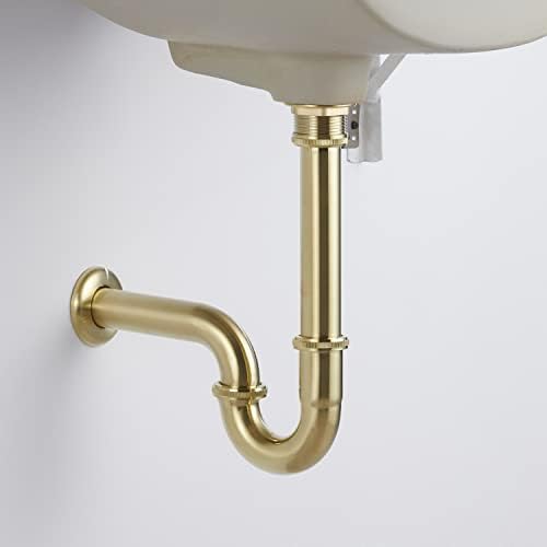 Bathroom Basin Sink U Shape Stopper Complete Set, Adjustable Height 1-1/4 - Image 2