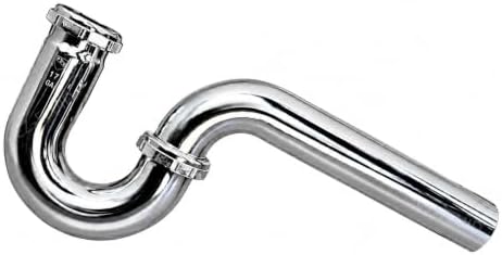 EZ-Fluid 1-1/4" x 1-1/2" Heavy Duty Chrome Brass Bathroom Sink P-Trap Chock by EZ-FLUIDPlumbingProducts