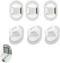 6 Pack Washing Machine Drain Hose Holder Guide Wall Mount Self-adhesive Fixing by Unknown
