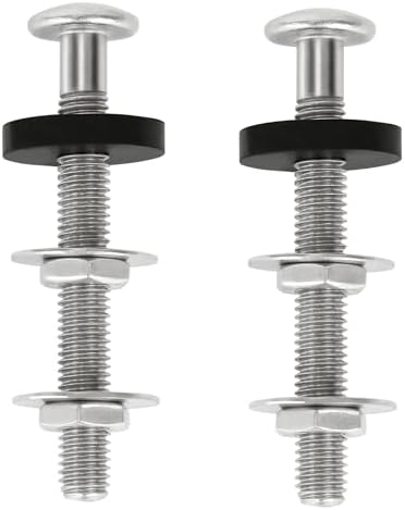Toilet Tank Bolts and Rubber Gaskets Kit by Unknown