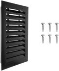 PATIKIL 18 x 12 Inch Gable Vent, 10 x 16 Inch Duct Opening Size by PATIKIL