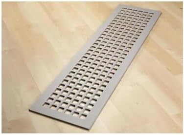Reggio Register Square Series Pattern Floor Grille, Rust-Resistant Vent Cover - Image 2
