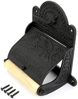 Renovators Supply Manufacturing Black Wall Mount Toilet Tissue Paper Holder by RenovatorsSupplyManufacturing