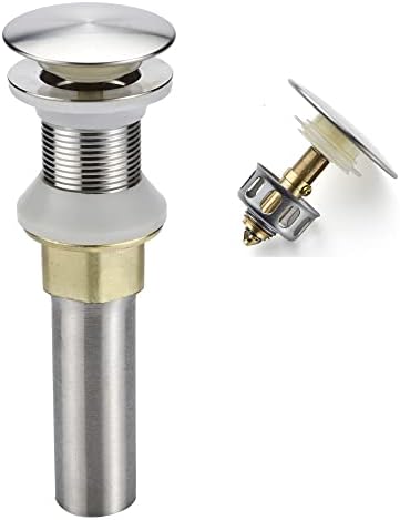 Rockgoya Bathroom Sink Drain, Drain Stopper Bathroom Sink Without Overflow by Rockgoya