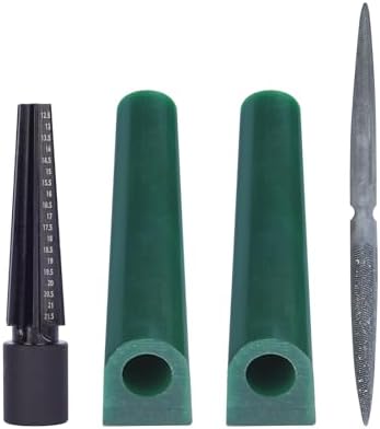 Jewelry Wax Carving Kit with Wax Tubes Ring Mandrel and Dual-End File by SHANGNIULU