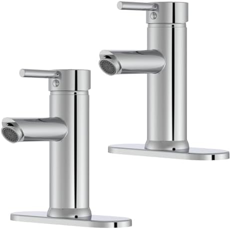 2 Pack Bathroom Faucet for 1 or 3 Holes by Greenspring