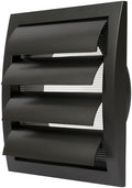 Repa Market 6" ABS Plastic Anthracite Dryer Vent Cover Outside, 6 Inch Exhaust by RepaMarket