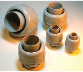 1/2-Inch Non-metallic Liquid Tight Straight Electrical Conduit Connector Fitting - Image 3