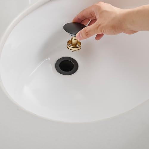 BWE Bathroom Drain Assembly Without Overflow, Sink Drain Stopper - Image 2