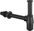 Bathroom Basin Sink Bottle Trap Waste Pipe 1-1/4 inch Slip Inlet Drain Tube Kit by GORDEE