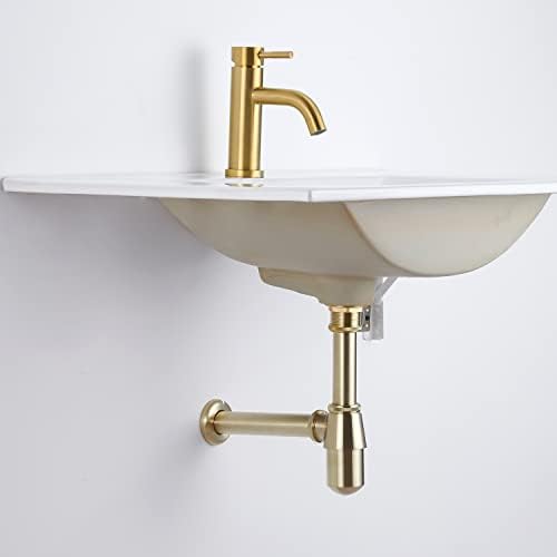 Bathroom Basin Sink Bottle Trap Waste Pipe 1-1/4 inch Slip Inlet Drain Tube Kit - Image 2
