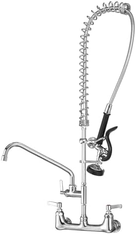 Commercial Sink Faucet with Sprayer by MSTJRY