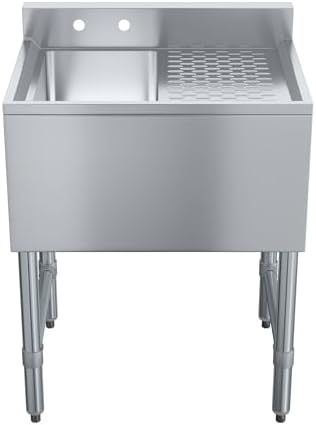 AmGood One Compartment Stainless Steel Under bar Sink - Image 2