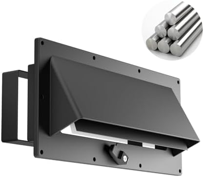 Aluminum RV Exhaust Range Vent Cover No-Cutting 1.2-2.2" Depth by WanDwel