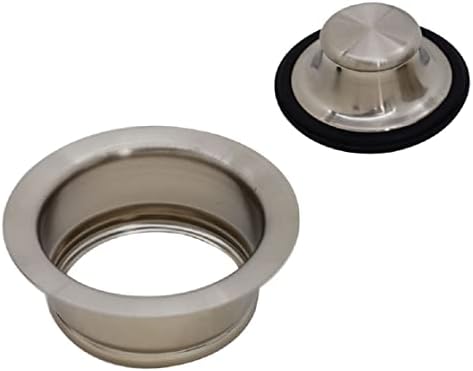 Westbrass D2089-20 4-1/4" Kitchen Sink Waste Disposal Drain Flange and Stopper - Image 3