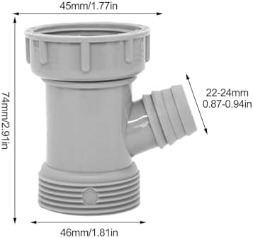 Kitchen Sink Drain Pipe Adapter Wye - Image 2