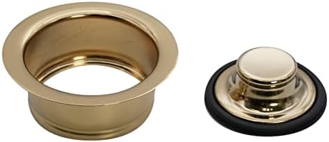 Westbrass D2089-01 4-1/4" Kitchen Sink Waste Disposal Drain Flange and Stopper - Image 3