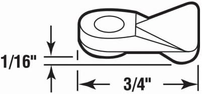 Slide-Co 181822 Storm Door Panel Turn Buttons 1/16 In. - Image 2