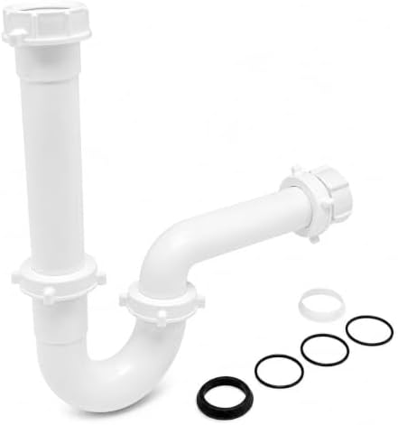 1-1/2 Inch Bayonet P-Trap Kit, Patented Polypropylene by JBProducts