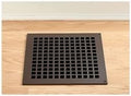 Reggio Register Square Series Floor Grate Cover Grille, Oil-Rubbed Bronze Steel by ReggioRegisterCompanyLLC