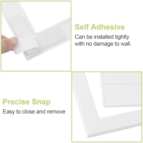 Self Adhesive Access Panel for Drywall 8 x 12 inch Surface-Mounted Wall Hole - Image 4