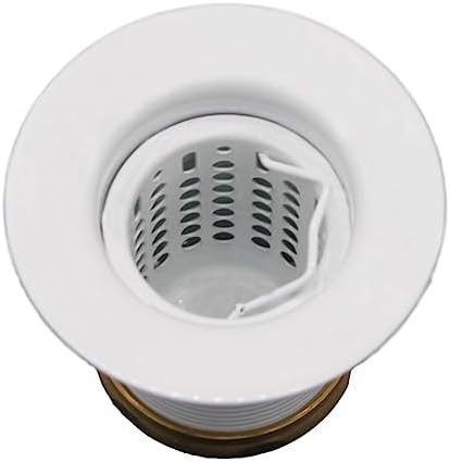 Westbrass Junior Basket Style Bar Sink Strainer, Powder Coat White - Image 4