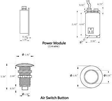 Air Activated Switch Button for Sink Garbage Disposal Part - Image 4
