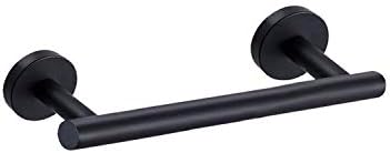 Nolimas Matte Black Bath Hand Towel Bar Single Bars Towel Rack Rod Classic Wall by Giveyourbathroomanewlook