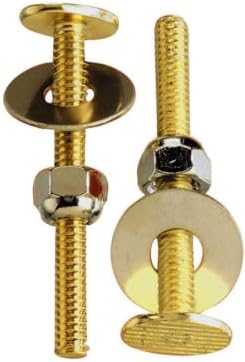 Plumb Pak PP835-150 1/4" Solid Brass Toilet Bolts, 20 x 2 1/4" - Image 3