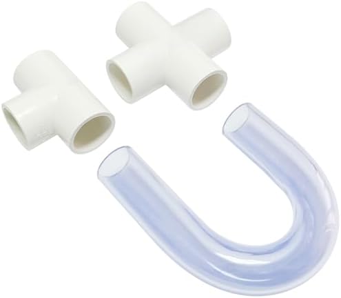3/4 Clear PVC U Trap Pipe Fitting Connector - Image 4