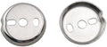 TAODAN 2PCS Stainless Steel Round Buckle Wall Mount Bracket 40mm Towel Bar Base by TAODAN