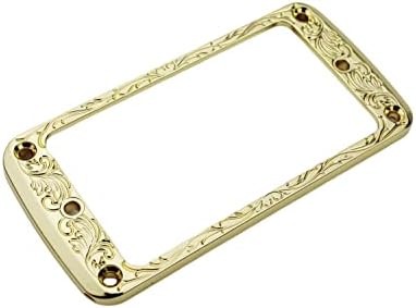 Guyker Metal Flat Humbucker Cover, Pickup Mounting Ring Set - Image 3