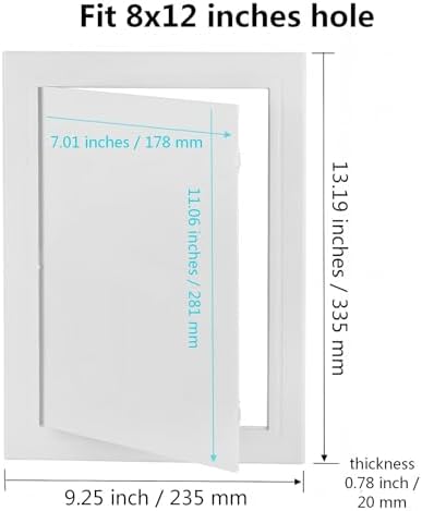 Plastic Access Panel for Drywall, Wall Hole Cover Access Door, Plumbing Access - Image 2