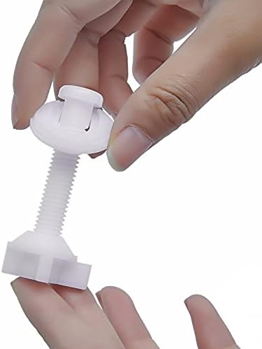 A.I.FORCE Universal Plastic Toilet Seat Hinge Bolt Screws Replacement Kit - Image 7