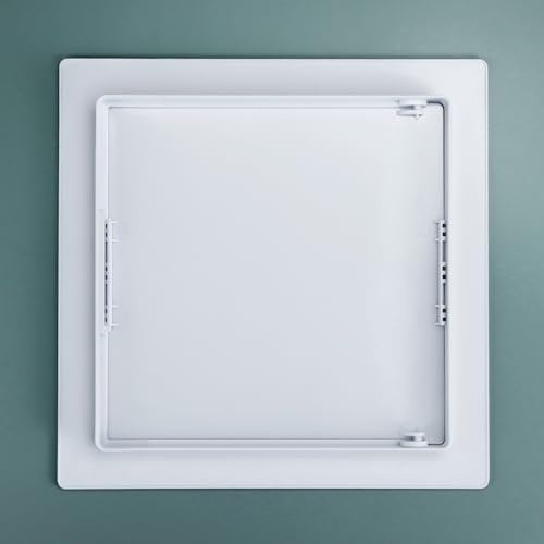 QWORK Access Panel for Drywall, 2 Pack 8 x 8 Inch ABS Plastic Access Door - Image 6