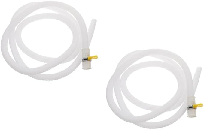 Cabilock 2pcs Washer Drain Hose Extension Air Conditioner Outlet Tube Clamp - Image 4