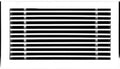 HVAC Premium 16"W X 6"H Linear Aluminum Clip-On Bar Return Air Grille by HVACPremium