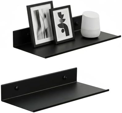 Z metnal Small Metal Shelves, Mini Floating Shelf by Zmetnal