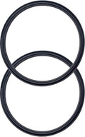 2 Pack - 20 & 10 oz Replacement Rubber Lid Ring, 3.3 Inch Diameter Gasket Seals by CBerg