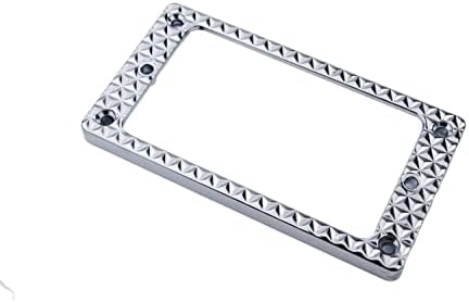Guyker Metal Flat Humbucker Cover, Pickup Mounting Ring Set - Image 2